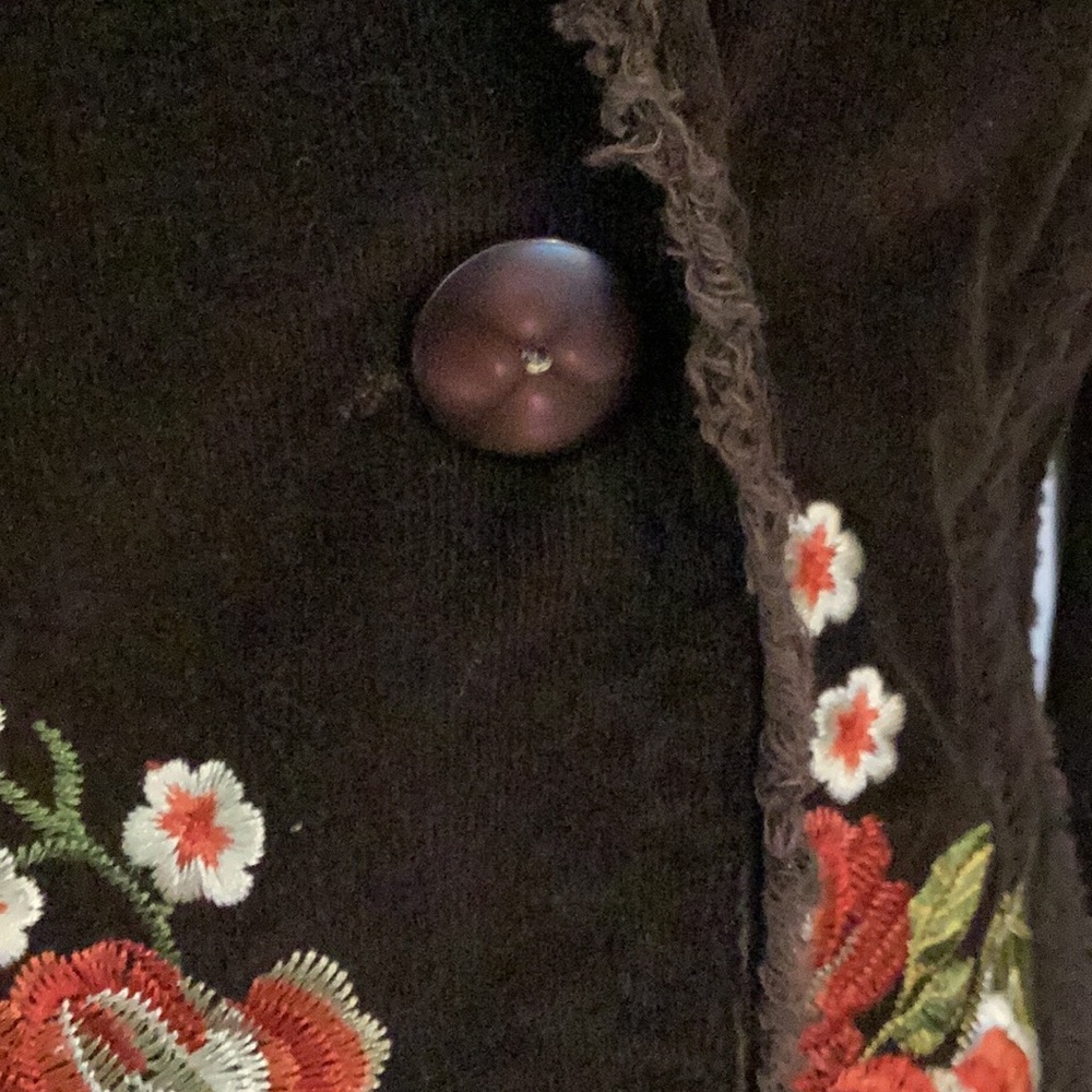 KIKIT JEANS brown corduroy jacket, embroidered - Picture 5 of 13